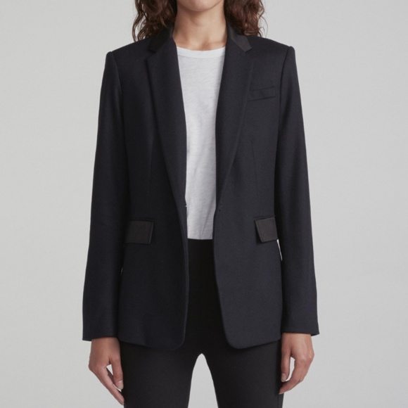 rag and bone windsor blazer black